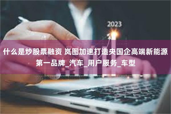 什么是炒股票融资 岚图加速打造央国企高端新能源第一品牌_汽车_用户服务_车型