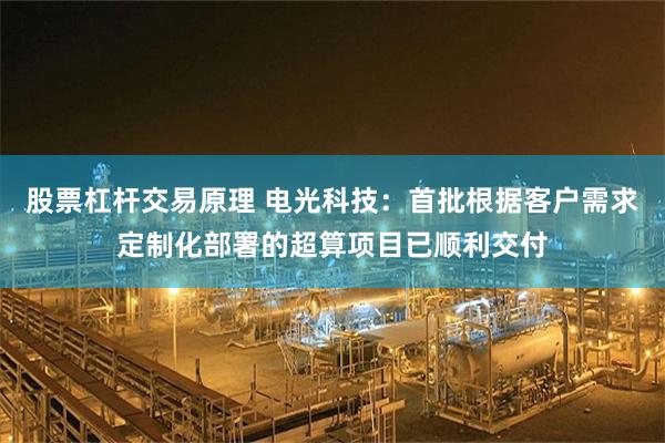 股票杠杆交易原理 电光科技：首批根据客户需求定制化部署的超算项目已顺利交付
